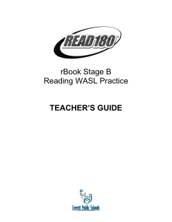 READ 180 Stage B