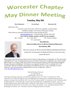 17 dinner meeting - Massachusetts Society of Genealogists