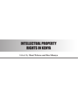 intellectual property rights in kenya - Konrad-Adenauer