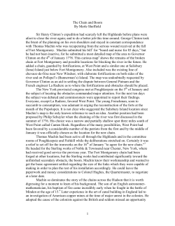 The Chain and Boom - The Hudson River Valley Institute