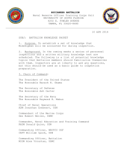 NROTC Knowledge Packet - University of South Florida