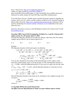 n - Illinois State University Mathematics Department