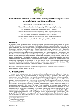 Free vibration analysis of orthotropic rectangular Mindlin plates with