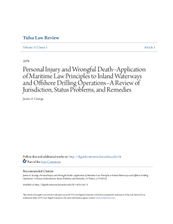 Personal Injury and Wrongful Death