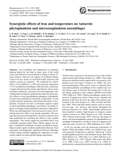 Synergistic effects of iron and temperature on
