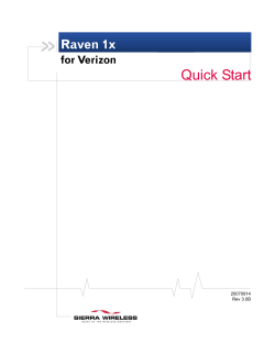 for Verizon Quick Start
