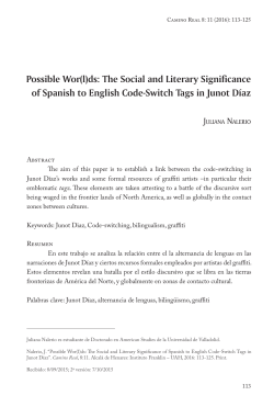Possible Wor(l)ds: The Social and Literary Significance of Spanish
