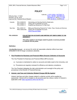policy - Western Washington University