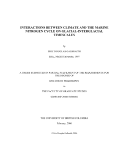 thesis - Department of Earth and Planetary Sciences