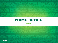 prime retail - CBRE: Italy