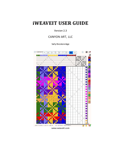 iWeaveit User Guide