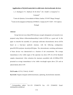 studies of solid state electrochromic devices based on poe/siliceous