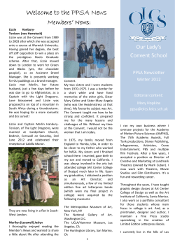 Autumn 2012 - Our Lady`s Convent School