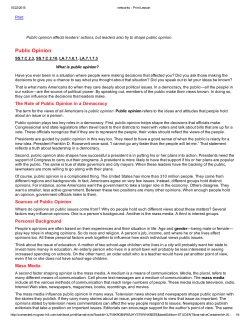 Public Opinion - Mater Academy Lakes High School