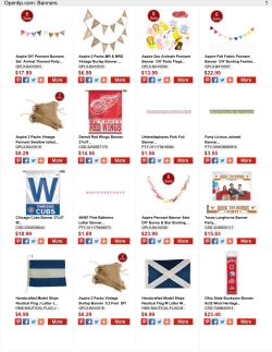 Banners 1 $17.99 $13.99 $22.99 $1.63 $15.60