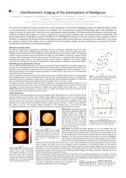 Interferometric imaging of the photosphere of Betelgeuse