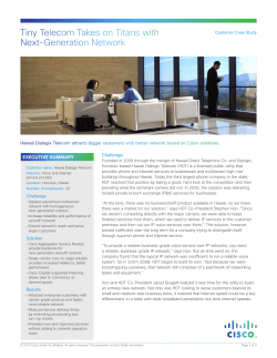 Media - Hawaii Dialogix Telecom