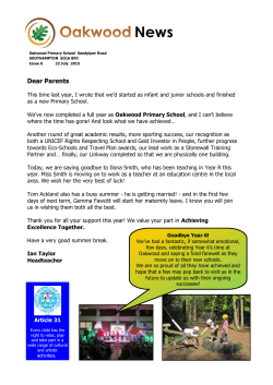 Oakwood News - Oakwoodlive.net