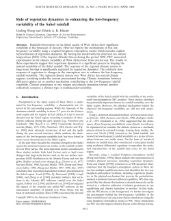 Role of vegetation dynamics in enhancing the low