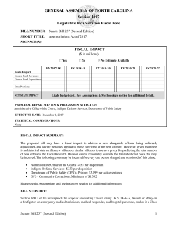 SIN0257v2 - North Carolina General Assembly