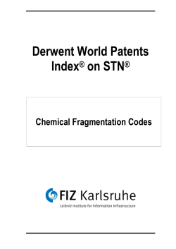 Chemical Fragmentation Codes