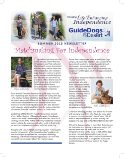 Spring/Summer Print Newsletter -May 2015