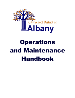 TABLE OF CONTENTS - City School District of Albany