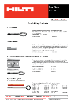 Scaffolding Products