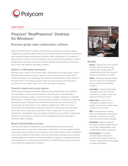 RealPresence Desktop - Windows