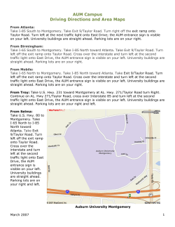 Driving Directions and Regional Map