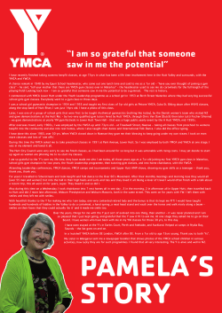 pamelas story.indd - YMCA Greater Wellington