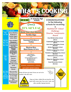 May Newsletter - Clay County Schools