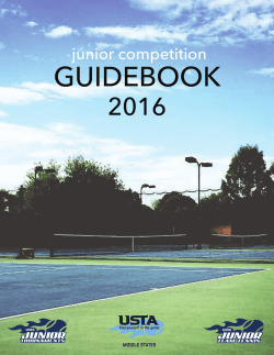 Junior Competition Guidebook