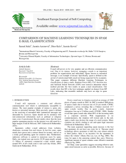 this PDF file - Southeast Europe Journal of Soft Computing