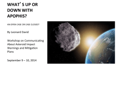 Apophis Case Study