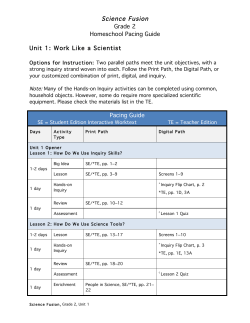 Grade 2 Homeschool Pacing Guide