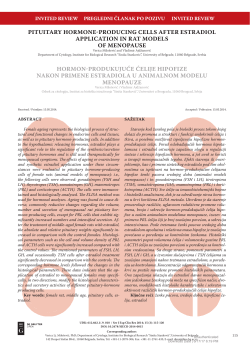 pituitary hormone  producing cells after estradiol