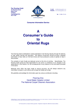 A Consumer`s Guide to Oriental Rugs