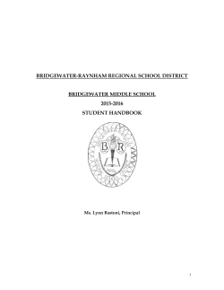 BRIDGEWATER-RAYNHAM REGIONAL SCHOOL DISTRICT