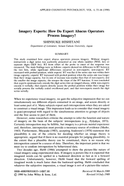 Imagery Experts: How Do Expert Abacus Operators