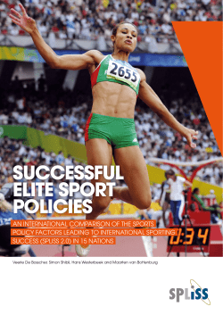 SUCCESSFUL ELITE SPORT POLICIES