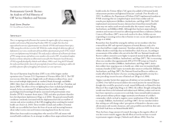 Posttraumatic Growth Themes: An Analysis of