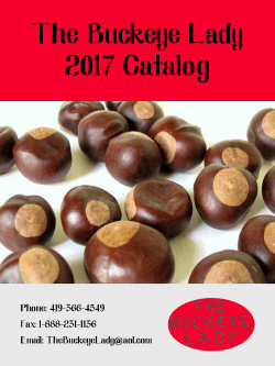 The Buckeye Lady 2017 Catalog