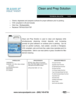 Clean and Prep Solution