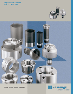 HQC&reg; QuiCk-CHange COLLeT SYSTeMS