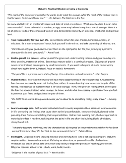 Maturity - Psych Central Professional