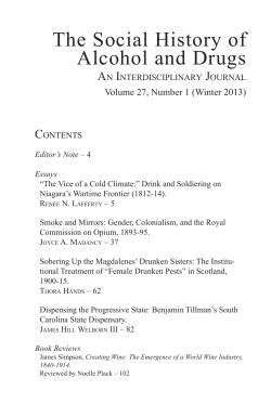 Dispensing the Progressive State - Alcohol and Drugs History Society