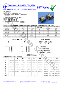 96T Series - YUAN DEAN SCIENTIFIC CO., LTD.