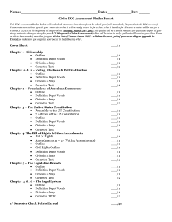 16-17 Civics EOC Assessment Binder Packet