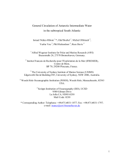 General Circulation of Antarctic Intermediate Water in the